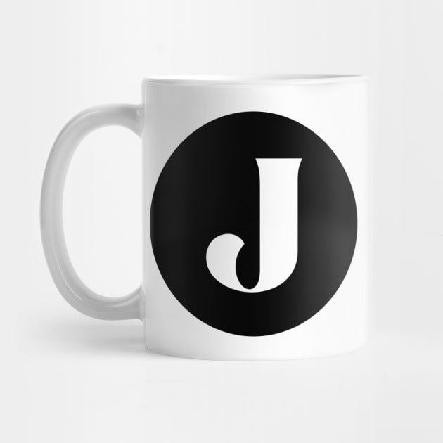 J (Letter Initial Monogram) by n23tees